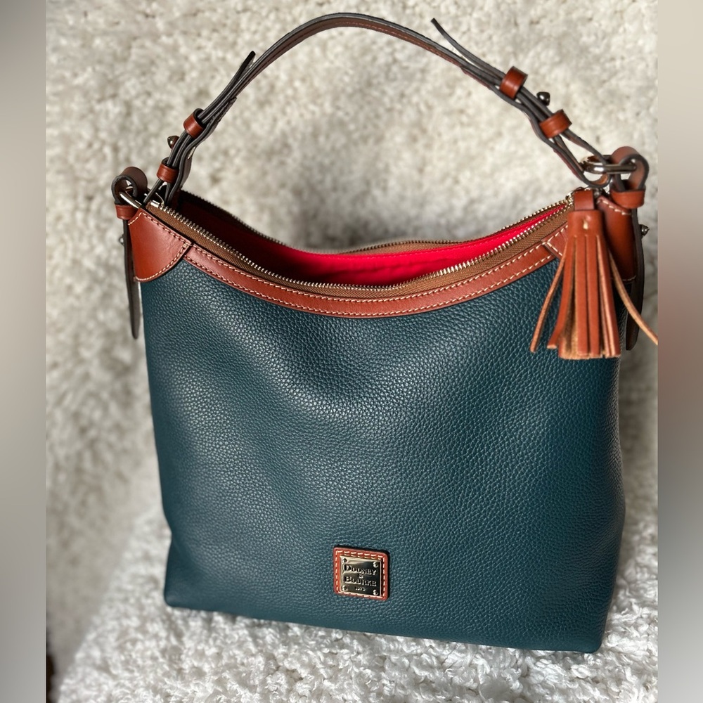 DOONEY & BOURKE Pebble Grain Hobo Sac. - Picture 4 of 11